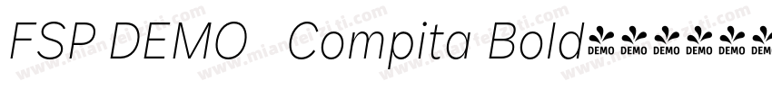 FSP DEMO   Compita Bold字体转换